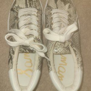 Sam Eldelman womens ethyl snake print sneaker size 6 M / 36 European